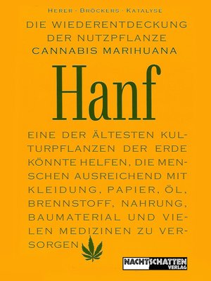 cover image of Die Wiederentdeckung der Nutzpflanze Hanf